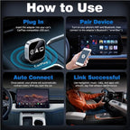 2026 Upgrade 3 in 1 Wireless CarPlay Adapter (for Android) - Image 6