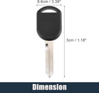 X AUTOHAUX Replacement Uncut Transponder Chip Key Chipped Ignition Key Fob for Ford F-150 F-250 F-350 F-450 F-550 Edge Escape Explorer Focus with 63 Chip - Image 3
