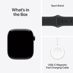 Apple Watch Series 11 [GPS + Cellular 46mm] Smartwatch with Jet Black Aluminium Case with Black Sport Band - M/L. Sleep Score, Fitness Tracker, Health Monitoring with AppleCare+ (2 Years) - Image 6