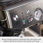 Breville Barista Express Impress Espresso Machine BES876DBL, Damson Blue - Image 7