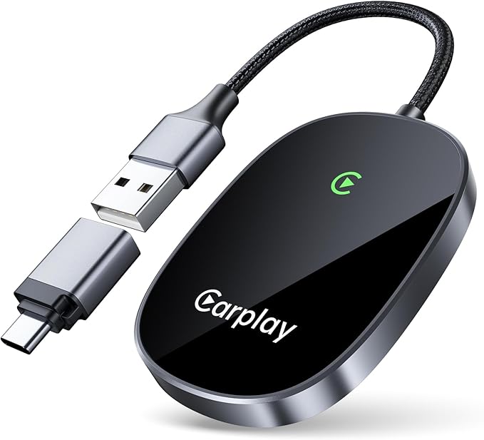 Wireless CarPlay Adapter 2025 Upgraded, Converts Factory Wired CarPlay to Wireless, Plug and Play Car Play Wireless Adapter, Compatible with iPhone Multi-User Seamless Connection by Homepage