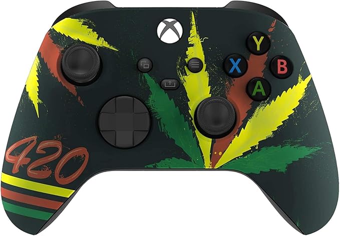 Custom Controllerzz Wireless Controller for Microsoft Xbox Series X/S & Xbox One - Custom Soft Touch Feel - Custom Xbox Series X/S Controller (X/S 420) by CustomControllerzz