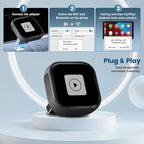 Mini 2-in-1 Wireless CarPlay & Android Auto Adapter for iOS 10+ & Android 11+, Plug & Play Dongle for USB/Type-C Port Converts Wired to Wireless, Fast Auto-Connect/Low Latency/Compact Design - Image 5