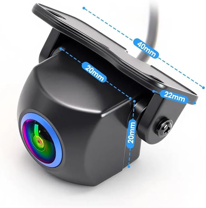 AHD 4K 1920 * 1080p 180 Degree Night Vision Car Monitor Auto Rear View Camera Backup Camera AHD Parking Assist Compatible for Android Display(A) - Image 3