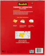 Scotch Matte Thermal Laminating Pouches,Ultra Clear with Matte Finish,Letter Size 8.9 in x 11.4 in,(Pack of 250) - Image 6