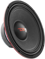 DS18 PRO-X10M Loudspeaker - 10", Midrange, Red Steel Basket, 600W Max, 300W RMS, 8 Ohms - Premium Quality Audio Door Speakers for Car or Truck Stereo Sound System (1 Speaker), Classic - Image 6