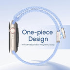 Braided Stretchy Band Compatible with Apple Watch Bands 38mm 40mm 41mm 42mm 44mm 45mm 46mm 49mm Women Men, Soft Nylon Sport Elastic Strap for iWatch Band Series 11 10 SE 9 8 7 6 5 4 Ultra 3 2 1 - Image 2