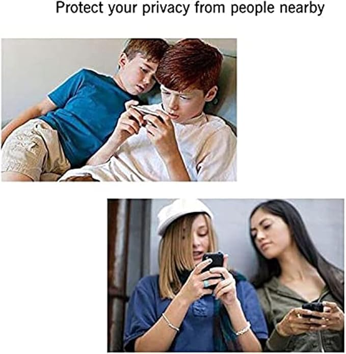 Ailun 2Pack Privacy Screen Protector for iPhone 14 Plus [6.7 inch] + 2 Pack Camera Lens Protector, Anti Spy Private Tempered Glass Film, Case Friendly, [9H Hardness] - HD - Image 4