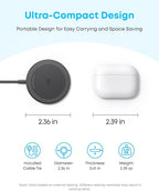 Anker Zolo Magnetic Wireless Charger, Qi2 Certified 15W MagSafe-Compatible Wireless Charging Pad, for iPhone 17/16/15/14/13/12 Series, AirPods, and More (Not for Pixel, Adapter Not Included) - Image 5