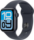 Apple Watch SE 3 40mm GPS Midnight Aluminum Case with Midnight Sport Band - S/M by Amazon+Renewed