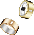 Cover Compatible for Oura Ring Gen 4/Gen 3 Horizon/Gen 3 Heritage,(NOT Compatible with Oura Ring 4-Ceramic), Charging Directly,TPU Finger Protector for Workout Women Men-Gold+Rosegold-Size 6 by Snyeest