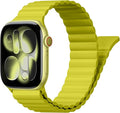 Magnetic Sport Bands for Apple Watch Band 40mm 38mm 41mm 42mm 44mm 45mm 46mm iWatch bands for Women Men,Silicone Loop Strap Wristband for Apple Watch Series 11 10 9 8 7 6 5 4 3 SE 3/2nd Ultra/3/2 49mm by BXUXOHS