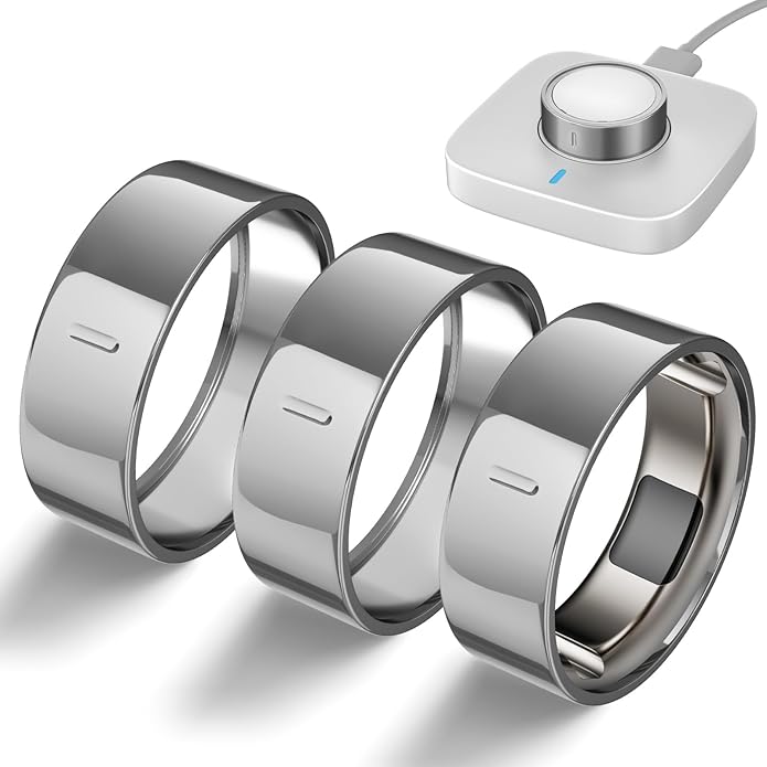 3 Pack Ring Cover Compatible with Oura Ring Gen 4/Gen 3 Horizon/Heritage, Upgraded Anti-Scratch TPU Protector for Men Women, NOT for Oura Ring 4 Ceramic by sylacor