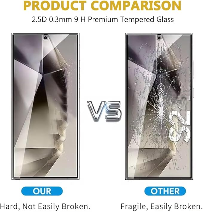 3 Pack Screen Protector for Samsung Galaxy S21 Plus, HD-Clear 9H Hardness Tempered Glass Protective Film for Samsung Galaxy S21 Plus - Support Fingerprint Unlock, Easy Installation - Image 4