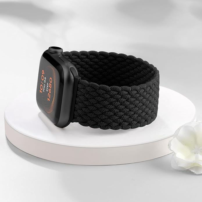 Zedoli Braided Solo Loop Bands Compatible with Apple Watch Band 38mm 40mm 41mm 42mm 44mm 45mm 46mm 49mm Women Men, Stretchy Nylon Sport Elastic Strap for iWatch Series 11 10 9 8 7 6 5 4 3 2 1 SE Ultra - Image 5