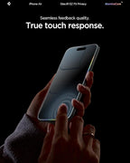 Spigen AluminaCore Tempered Glass Screen Protector [Glas.tR EZ Fit - Privacy] designed for iPhone Air [2 Pack] 9H+ Hardness, Aluminum-Enhanced Durability - Image 7