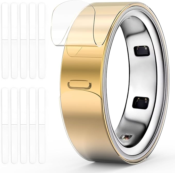 10 Pack Ultra-Thin Clear Protector for Oura Ring Gen 4/3, Invisible Full-Cover Scratch-Resistant Film Skin Compatible with Gen 4 Ceramic & Gen 3 Horizon/Heritage by PUPVUSFeaturedProducts