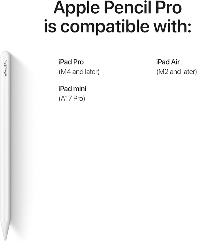 Apple Pencil Pro: Latest Model - Device Compatibility Check Required - Pixel-Perfect Precision, Tilt and Pressure Sensitivity, Perfect for Note-Taking, Drawing, and Art. Charges and Pairs Magnetically - Image 6