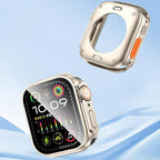 Yrzper Waterproof Case Compatible with Apple Watch Series 11 (2025) Series 10 46mm 42mm[Turning into Ultra] Crown + Back Cover Full Protective Hard PC Screen Protector Cover (Starlight, 42mm) - Image 8