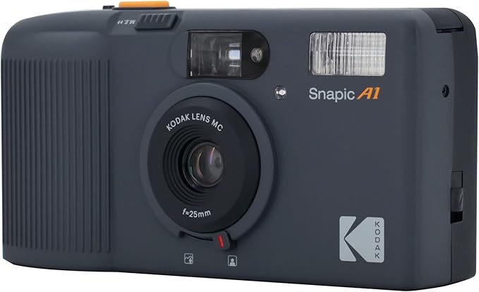 KODAK Snapic A1 35mm Film Camera 35mm, Reusable, 2-Zone Focus, Lightweight, Compact (Rhino Grey) (Film & AAA Battery are not Included) - Image 2