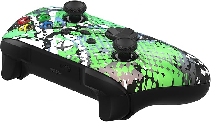 Custom Controllerzz Wireless Controller for Microsoft Xbox Series X/S & Xbox One - Custom Soft Touch Feel - Custom Series X/S Controller (X/S Swamp Fade) - Image 4
