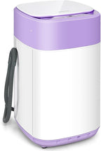 COSTWAY Portable Washing Machine, 8 Lbs Capacity, Built-in Drain Pump, Compact Laundry Washer with 6 Programs, 6 Water Levels, Child Lock, Full-Automatic washer for RV, Dorm, Apartment, Purple by COSTWAY