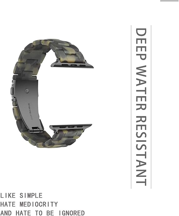Light House Apple Watch Bands-Fashion Lightweight Resin iWatch Bands for Women Men 38mm/40mm/41mm/42mm(Series 11 10), 49mm/46mm/45mm/44mm/42mm(S 3 2 1), Compatible with Apple Watch Series 11 SE 10 9 8 7 6 5 4 3 Ultra - Image 6