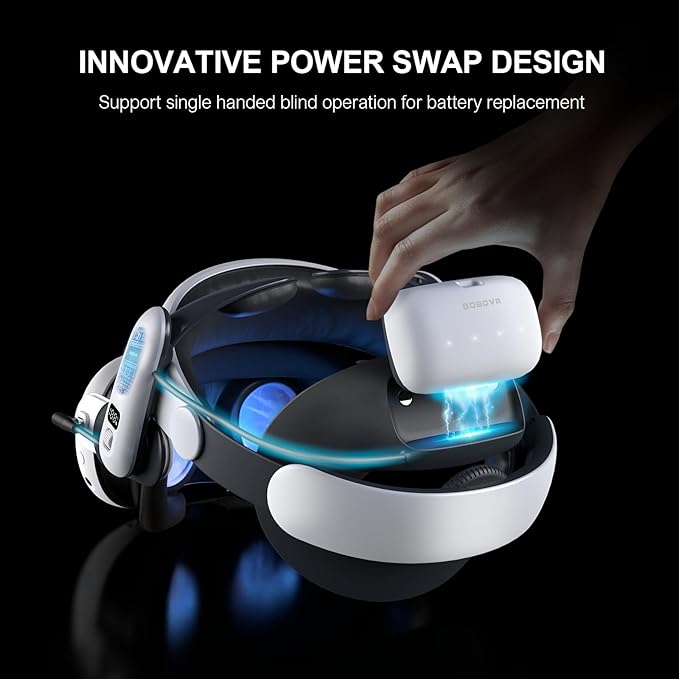 BOBOVR S3 Pro Battery Strap + F3 Facial Interface,Only Compatible with Quest 3 - Image 7