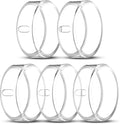 ZOOROO 5 Pack Cover Compatible with Oura Ring Gen 4/Oura Ring Gen 3/3 Horizon, Support Charging with Cover on, Anti-Scratch TPU Protector for Women Men (Clear*5, Size 6) by ZOOROO
