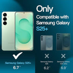 JETech Screen Protector for Samsung Galaxy S25+ / S25 Plus 5G, Tempered Glass Film, Fingerprint ID Compatible, HD Clear, 3-Pack - Image 3