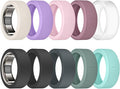 Ring Cover for Oura Ring Gen 4/ Gen 3, Anti-Scratch Elastic Silicone Oura Ring Case Protector for Men Women Working Out Gym (10Collors-8, S (6/7/8/9/10)) by sylacor