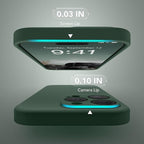 Magnetic for iPhone 13 Pro Max Case, Compatible with MagSafe, [Full Camera Protection][Screen Protector] Silicone Shockproof Protective Phone Case for iPhone 13 Pro Max 6.7", Alpine Green - Image 6