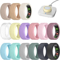 15 Pack Cover Compatible with Oura Ring Gen 4/ Gen 3 Horizon/Gen 3 Heritage - Charging Directly with Protector, Anti-Scratch Elastic Thin Silicone Case for Men Women Working Out by NewThingsforNewJourney