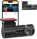 WiFi Dash Cam - Mini Dash Cam with Application Suitable for Car 1080P 140 ° Wide-Angle 24-Hour Parking Mode Car Camera Supports Up to 128GB by GITESI