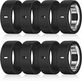 8 Pack Cover Compatible with Oura Ring Gen 4/4 Ceramic/Oura Ring Gen 3 Horizon/Heritage,Charging Derectly,Anti-Scratch Elastic Silicone Ring Protector for Women Men Working Out Gym(Black*8,Size 5) by Vigamen