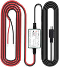 Gebildet Dash Cam Hardwire Kit, Mini USB Port, DC 12V - 24V to 5V/2.5A Max Car Charger Cable kit with Fuse, Low Voltage Protection for Dash Cam Cameras by Gebildet