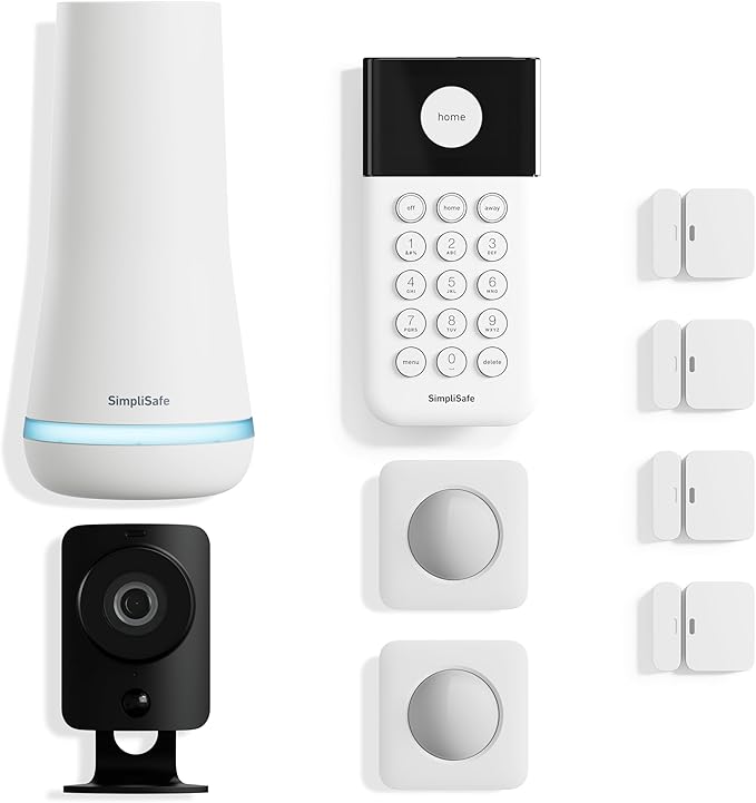 SimpliSafe 9 Piece Wireless Home Security System w/HD Camera - Optional 24/7 Professional Monitoring - No Contract - Compatible with Alexa and Google Assistant - Image 2