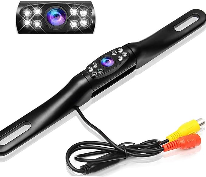 Kairiyard License Plate Backup Camera, Waterproof 170° View Rear View Reverse Camera Night Vision Back up Camera Systems for Cars Trucks Pickup SUVs Trailer by Kairiyard