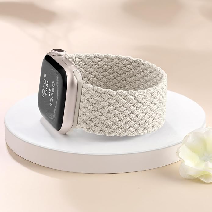 Zedoli Braided Solo Loop Bands Compatible with Apple Watch Band 38mm 40mm 41mm 42mm 44mm 45mm 46mm 49mm Women Men, Stretchy Nylon Sport Elastic Strap for iWatch Series 11 10 9 8 7 6 5 4 3 2 1 SE Ultra - Image 9