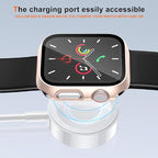 Hard Case for Apple Watch Series Series 9 Series 7 8 41mm [Full Protection], Built-in Screen Protector [Touch Sensitive] Slim Bumper Cover for iWatch S9/S8/S7 Accessories 41mm, Rose Gold - Image 4