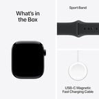 Apple Watch Series 11 [GPS 42mm] Smartwatch with Jet Black Aluminium Case with Black Sport Band - S/M. Sleep Score, Fitness Tracker, Health Monitoring with AppleCare+ (2 Years) - Image 6