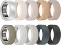 10 Pack Ring Cover Compatible with Oura Ring Gen 4/Ceramic, Oura Ring Gen 3, Anti-Scratch Elastic Silicone Oura Ring Protector Case for Men Women Working Out Gym by sylacor