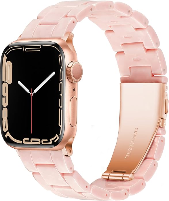 Light House Apple Watch Bands-Fashion Lightweight Resin iWatch Bands for Women Men 38mm/40mm/41mm/42mm(Series 11 10), 49mm/46mm/45mm/44mm/42mm(S 3 2 1), Compatible with Apple Watch Series 11 SE 10 9 8 7 6 5 4 3 Ultra by LightHouse