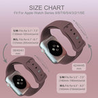 Sport Bands Compatible with Apple Watch 42mm 44mm 45mm 46mm 41mm 38mm 40mm 49mm for Women Men, Soft Silicone Strap for iWatch Wristband Series Ultra SE 11 10 9 8 7 6 5 4 3 2 1 - Image 7