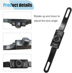 Car License Plate Backup Camera, 170-degree Wide-Angle Rear View Camera, 8 LED Lights Infrared HD Night Vision Camera, Waterproof License Plate Car Reversing Camera - Image 3