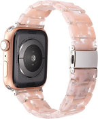 HOPO Compatible With Apple Watch Band 38mm 40mm 41mm 42mm 44mm 45mm 46mm 49mm,Resin Watch Strap Bracelet Wristband Fashion Lightweight Replacement For iWatch Bands Series 11 Ultra 10 9 8 7 6 5 4 3 2 1 SE for Women Men - Image 2