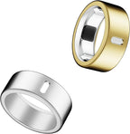 Compatible for Oura Ring 4/Gen 3 Cover- Charging Directly-Rugged TPU Case Protector Workout Gym Women Men -Size 10 - Silver+Gold (NOT for Ring 4-Ceramic) by Snyeest