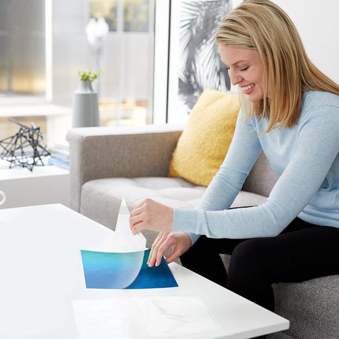 GBC Laminating Sheets, Self Adhesive Pouches, Wallet Size, 8 Mil, Self Seal, 10 Pack (3745685) - Image 2