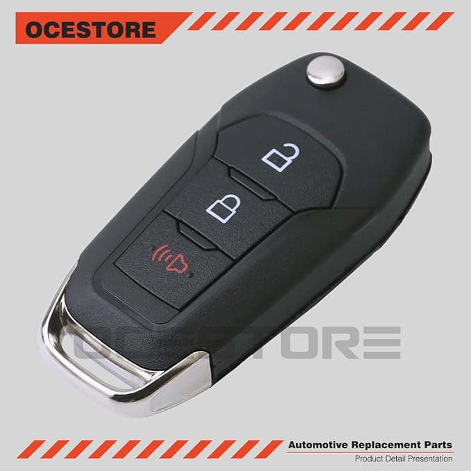 OCESTORE N5F-A08TAA Car Key Fob Keyless Control Entry Remote 3 Button Replacement for Ford F-150/F150 2015-2022 F250 F350 2017-2022 Explorer 2016-2022 Ecosport 2018-2021 Ranger 2019-2022 Bronco - Image 4