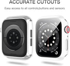 20 Pack Case with Tempered Glass Screen Protector Compatible for Apple Watch 40mm SE 3 (2025)/SE 2/SE/Series 6/5/4, Hard PC Scratch Resistant Bumper Protective Cover for iWatch Accessories - Image 4